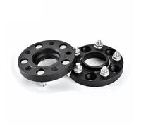 Entretoises Roue Pour Quattroporte Pour Alfieri Pour Ghibli Pour Gran Pour Turismo Pour Levante Pour Lincoln Pour MKT 1 Paire Entretoises Roue PCD Cales Espacement Roue(Silver spacer 25mm)