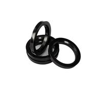 Entretoises Roues 4 Pièces/ensemble PE Plastiques Rigides 60.1-63.4 60.1-64.1 60.1-66.1 60.1-67.1 60.1-71.5 60.1-73.1mm Anneaux Centraux Moyeu De Roue(60.1-64.1mm)