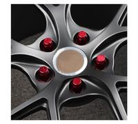 Entretoises Roues Écrou Antivol Léger Roue Forgée 16/20 Pièces Alliage D'aluminium M12 * 1.5 M12x1.25 7075 Adapté Pour Subaru(20pcs red,M12x1.5)
