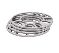 Entretoises Roues Jeu Cales D'entretoises Pneus Roues En Alliage D'aluminium 4 Pièces Universelles 3mm 5mm 8mm 10mm Accessoires Voiture Pièces Rechange Extérieures(5mm)