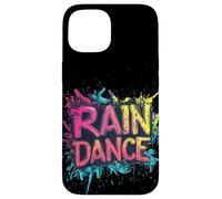 Entrez dans le bonheur avec cette danse de pluie amusante Coque pour iPhone 15