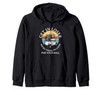 Entrez dans Loser Nous Allons Chercher Votre Balle Vintage Sweat à Capuche