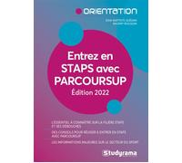 Entrez en STAPS avec Parcoursup Edition 2022 - Baudry Rocquin - Studyrama Eds - broché - Guide