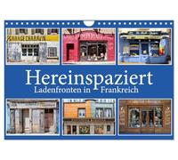 Entrez, entrez - les devantures de magasins en France, Version française (Calendrier mural 2026 DIN A4 portrait), Calendrier CALVENDO mensuel