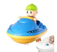 Entrez Les Jouets de Bain de Natation : Nageur d'eau Flottant pour Les Tout-Petits | Jouets d'éclaboussures de interactifs, Animaux de Piscine reliables pour Le Plaisir de Douche de Plage,