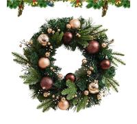 Entryway Decor, Large Diameter Christmas Ring, Elegant Hanging Piece, Interior Room Embellishment, Window Wall Mounting, Hearth Mantle Decoration, Ideal for Celebration Focal Point.