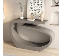 Entryway Table, Console Table, Sofa Table, Console Tables for Entryway, Modern Decorative, for Home, Living Room, Bedroom, Entertainment Room, Office(Gray,140x30x85cm)