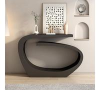 Entryway Table, Console Table, Sofa Table, Console Tables for Entryway, Modern Decorative, for Home, Living Room, Bedroom, Entertainment Room, Office(Black,140x30x85cm)