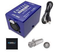 Enttec Open DMX USB 70303 Interface de Contrôle d'Éclairage Widget (Source Ouverte/Matériel) Pack SIRS-E Adaptateur XLR 5 broches vers 3 broches avec Chiffon de Polissage SIRS-E
