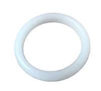 enttgo Hetian Jade Bracelet extensible en jade naturel pour femme - Bracelet jonc en jade naturel blanc pour femme - Bracelet jonc en jade naturel - Chu Wen Sheng2680