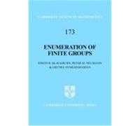 Enumeration of Finite Groups, Cambridge Tracts in Mathematics Geetha Venkataraman, Peter M. Neumann, Simon R. Blackburn (Auteur)