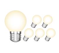 ENUOTEK Ampoule LED E27, 4W 540Lm Blanc Chaud 3000K, Mini Globe G45/P45 Ampoules E27 LED à Filament à Vis, Equivalent à une Ampoule Halogène de 40W, Angle d'éclairage 360°, Non Dimmable, Lot de 6