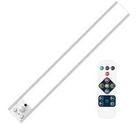 ENUOTEK Detecteur de Mouvement Lampe LED Rechargeable Interieur, 37CM Lumiere LED Cuisine Sous Meuble Sans Fil Lumic Lampe, Fonction de Timing, Trois Températures de Couleur Veilleuse Eclairage Bande
