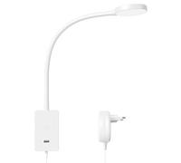 ENUOTEK Liseuse Murale, Applique Murale LED avec Interrupteur, Lampe de Chevet Tactile à Intensité Réglable, Lumière de Lecture de lit Avec Aort de Charge USB 2A, Lampe à col de Cygne, 4000K