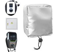 ENUTROF Protection Borne de Recharge Wallbox 40x32x20cm Toit en Tissu | Housse Voiture Electrique Extérieur pour Électrique Chargeur Contre les Intempéries Station Bache Soleil Anti UV d’une