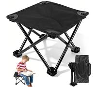 ENUTROF Tabouret Pliant Camping de Siege Portable Leger Pliante Pliable | Petit Ultra Léger Mini Chaise Plage Noire Solide Aktive pour Jardinage Parcs Plein Air Voyage Pique-Nique Randonnée Pêche BBQ