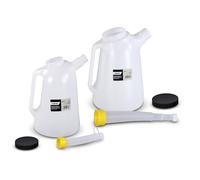 ENVA 1x bidon d'huile, bidon gradué 5L + 1x bidon d'huile, bidon gradué 3L