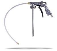 ENVA Pistolet à air comprimé pour protection du dessous de caisse, y compris tuyau de pulvérisation flexible Pistolet pour cavités avec raccord d'air comprimé 1/4" Pistolet de pulvérisation pour desso