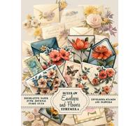 Envelopes and Flowers - Fussy Cuts - Cut Out Ephemera: Paper for Journaling, Scrapbooking, DIY, Crafting Projects