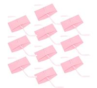 Enveloppe 10 Pièces en Papier Kraft D’invitation à Nœud Rose