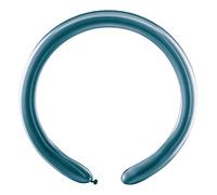 Enveloppe 100 ballons modelables en latex naturel Premium Quality D4 (Ø 5 cm / 2"), bleu métallisé