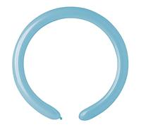 Enveloppe 100 ballons modelables en latex naturel Premium Quality D4 (Ø 5 cm / 2"), bleu pastel