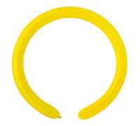 Enveloppe 100 ballons modelables en latex naturel Premium Quality D4 (Ø 5 cm / 2"), jaune