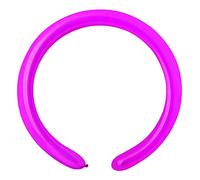 Enveloppe 100 ballons modelables en latex naturel Premium Quality D4 (Ø 5 cm / 2"), rose fuchsia