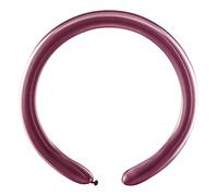 Enveloppe 100 ballons modelables en latex naturel Premium Quality D4 (Ø 5 cm / 2"), rose métallisé