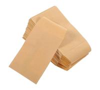 Enveloppe, 100 pièces enveloppes d'argent en papier vélin de graine Mini Kraft marron