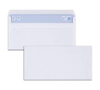Enveloppe 110 x 220 mm budget 80 g SF auto blanche - Boîte de 500