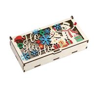 Enveloppe À Billets De Noël - Porte-Monnaie Creux pour les Fêtes - Coffret à Pièces de Monnaie Gravée pour Noël | Pour Le Mariage, Le Rassemblement, La Fête De Graduation, La Maison, Le Bureau Et Le