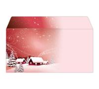 Enveloppe à motif de Noël 'Eucalyptus magic'