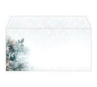 Enveloppe à motif de Noël 'Eucalyptus magic'