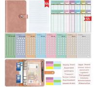 Enveloppe Budget Francais A6 Classeur Budget Planner - Carnet Budget avec 8 Défi de l'économie d'argent - Classeur Budget Francais