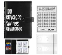 Enveloppe Budget Francais, Classeur Budget A5 Français Pochette Budget Enveloppe, Classeur Budget Planner Avec 25 Budget Enveloppe, 1 Bourrage Papier-Classeur Enveloppe Budget Dépenses Prévues