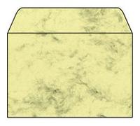 Enveloppe, C6, 90 g/m2, gommé, design marbre beige