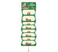 Enveloppe cadeau de Noël - Avec 10 emplacements pour cartes et pompons - Organiseur pour espèces - Porte-monnaie - Pour femmes, hommes, parents, amis, fête, réunion de famille, anniversaire