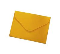 Enveloppe CarréE Enveloppes en papier faites à la main for faire-part de mariage, emballage cartes, enveloppes for espèces, papeterie fête, lettres et Pour Vintage(Yellow-1pc)