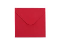 Enveloppe CarréE Lot de 50 enveloppes en papier kraft 11,5 x, cm, for petites entreprises, invitations, cartes postales, 130 g, lettres, messages, emballages mariage Pour Vintage(50pcs 11.5x11.5cm B)