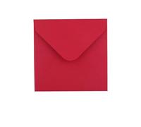 Enveloppe CarréE Lot de 50 enveloppes en papier kraft 11,5 x, cm, for petites entreprises, invitations, cartes postales, 130 g, lettres, messages, emballages mariage Pour Vintage(50pcs 10.5x10.5cm B)
