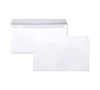 Clairefontaine Enveloppe DL Premium 110 x 220 mm 90 g/m² sans fenêtre - autocollante - lot 250