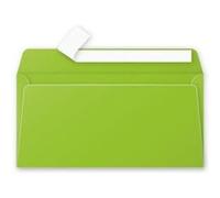 Clairefontaine Enveloppes Pollen – 110x220 mm – 120 g – Vert menthe – Paquet de 20