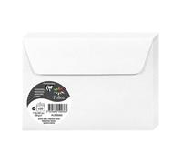 Clairefontaine Enveloppes C6 Blanc irisé 120 g auto-adhésives lot de 20 11,4×16,2 cm Pollen