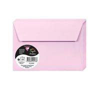 Enveloppe - CLAIREFONTAINE - Pollen - 120g - 114x162 mm - Rose dragée - Lot de 20