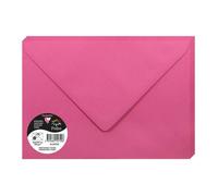 Clairefontaine Enveloppes C5 5572C Rose fuchsia 16,2×22,9 cm 120 g/m² fermeture gommée Paquet de 20