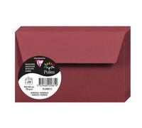 Enveloppe - CLAIREFONTAINE - Pollen - 120g - 90x140mm - Bordeaux - Paquet de 20