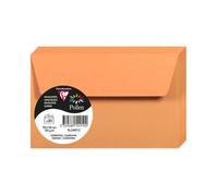 Clairefontaine Enveloppes auto-adhésives 5491C - 9x14 cm 120 g/m² Paquet de 20 Clémentine