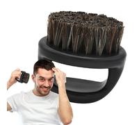 Enveloppe De Barbe Ronde - Brosse Bristle De Sanglier Naturel Pour Le Style De Barbe | Brosse Exfoliante Et Lissage Doux Pour Le Visage, La Moustache Et L'Entretien De La Barbe, Pour La Cur