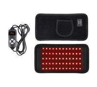 Enveloppe de bras de thérapie rouge, 660 850 nm de dispositif léger infrarouge Brun ceinture de genou, ceinture de thérapie rouge pour soulagement et récupération de la douleur, pour les jambes